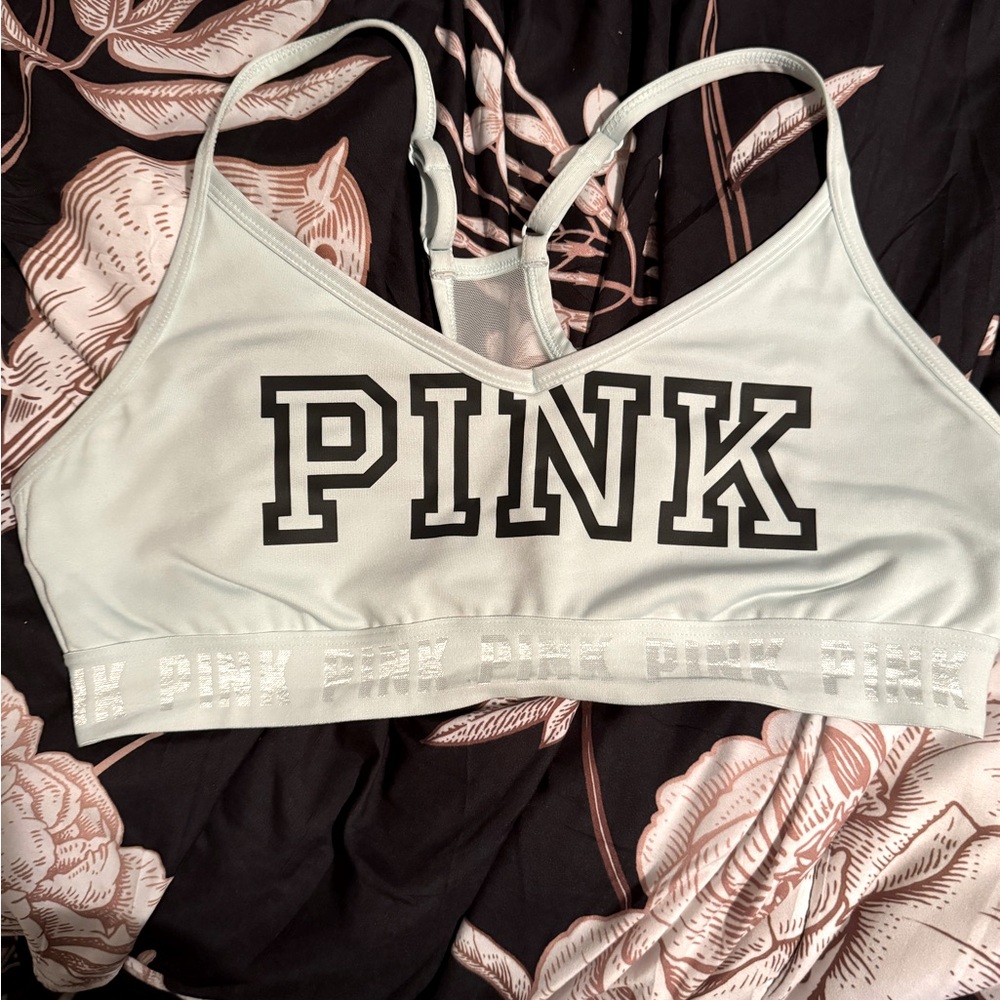 Pink Active Large Sports Bra